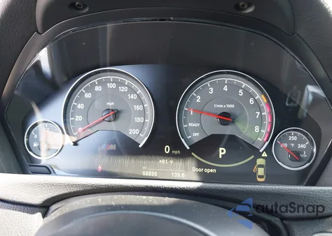 2015 BMW M4 z USA, uszkodzony, nr VIN WBS3R9C53FK332051